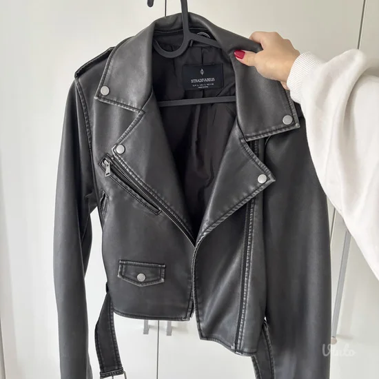 Stradivarius kožna jakna