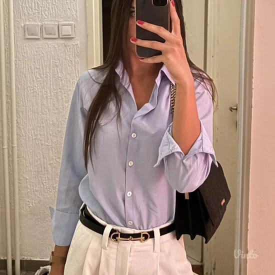 STRADIVARIUS plava košulja