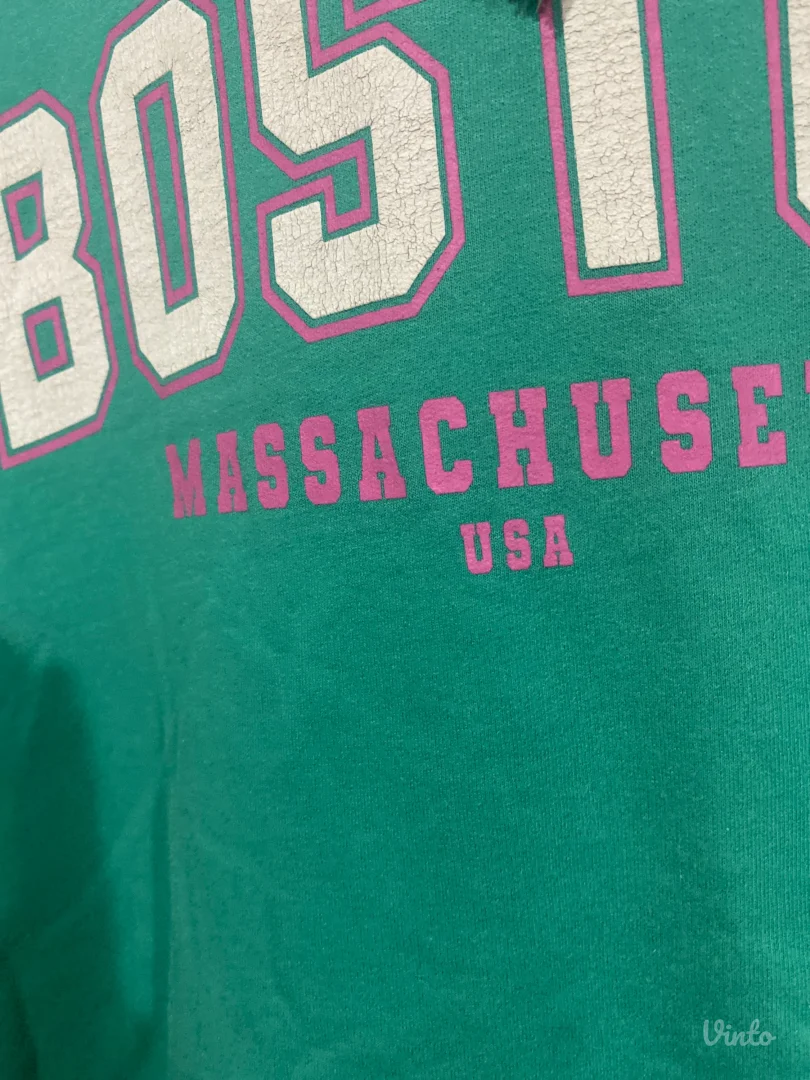 LC WAIKIKI zeleni duks sa natpisom