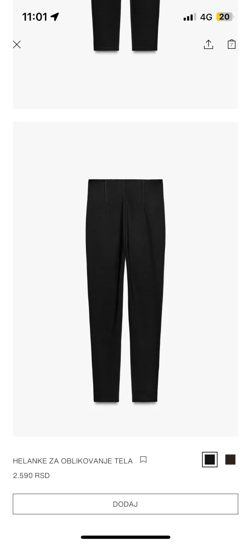 NOVO Zara helanke za oblikovanje tela