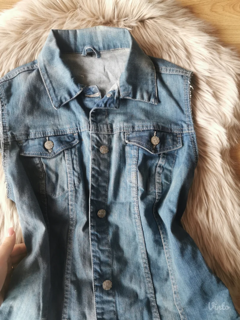 Ženski teksas prsluk