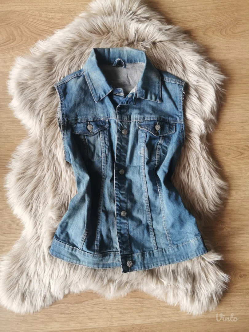 Ženski teksas prsluk