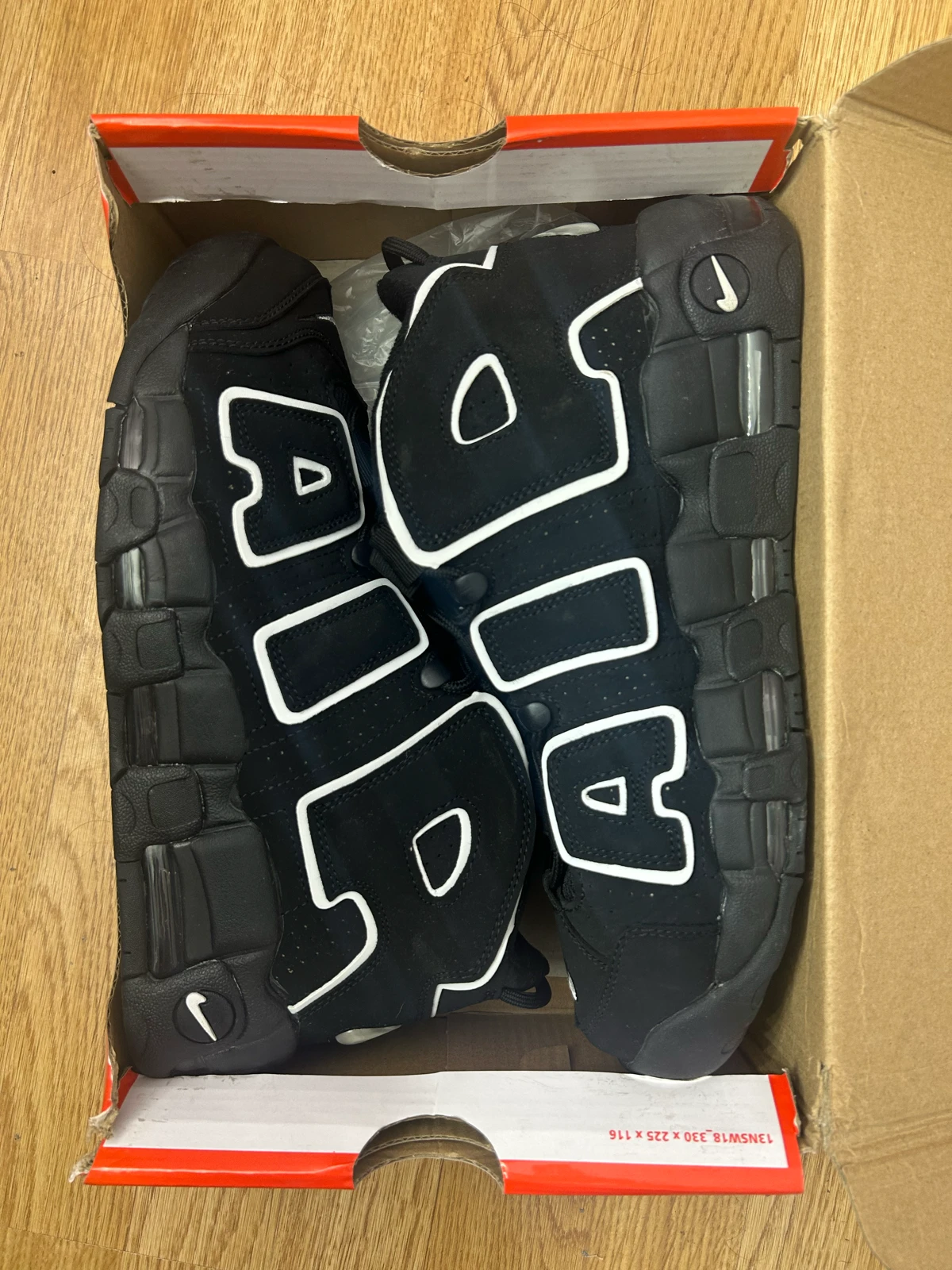 Nike Air More Uptempo patike crno bele