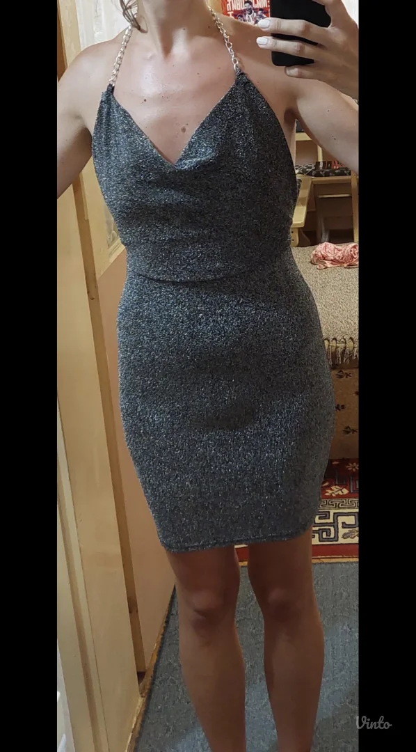 Haljina sa šljokicama