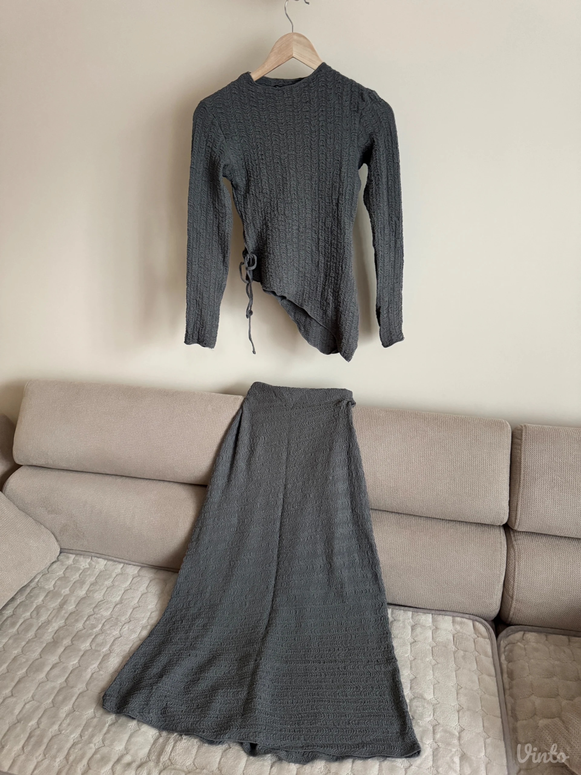 Zara sivi set