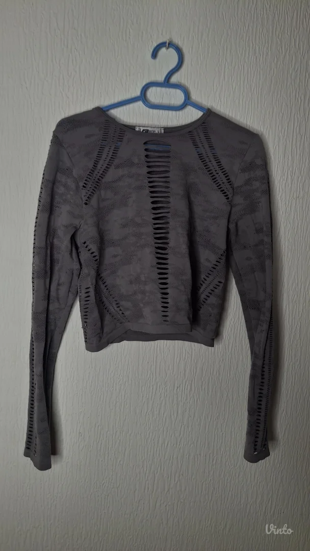 Siva Sportska GRUNDGE majica dugih rukava