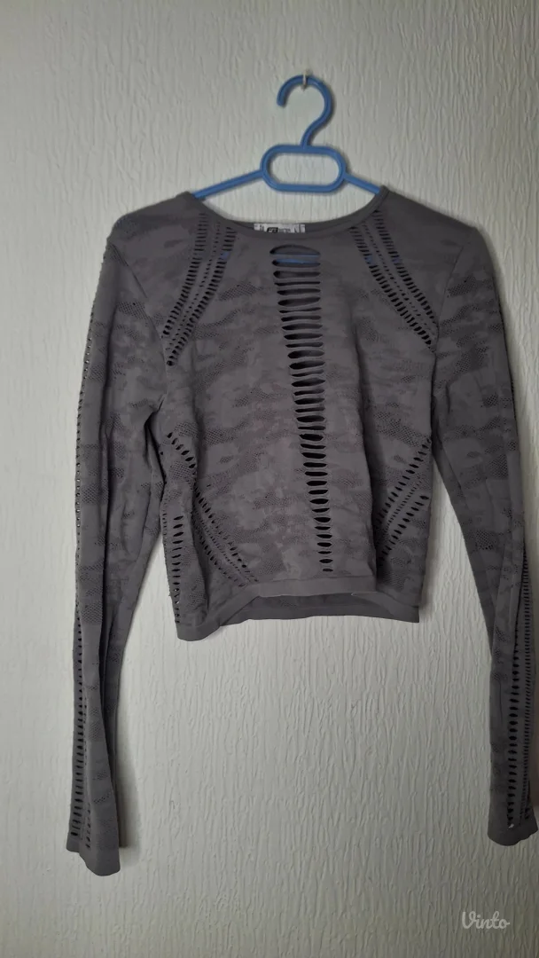 Siva Sportska GRUNDGE majica dugih rukava