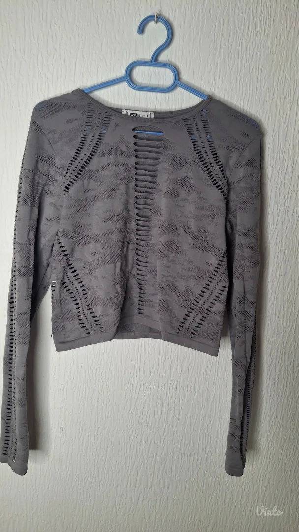 Siva Sportska GRUNDGE majica dugih rukava