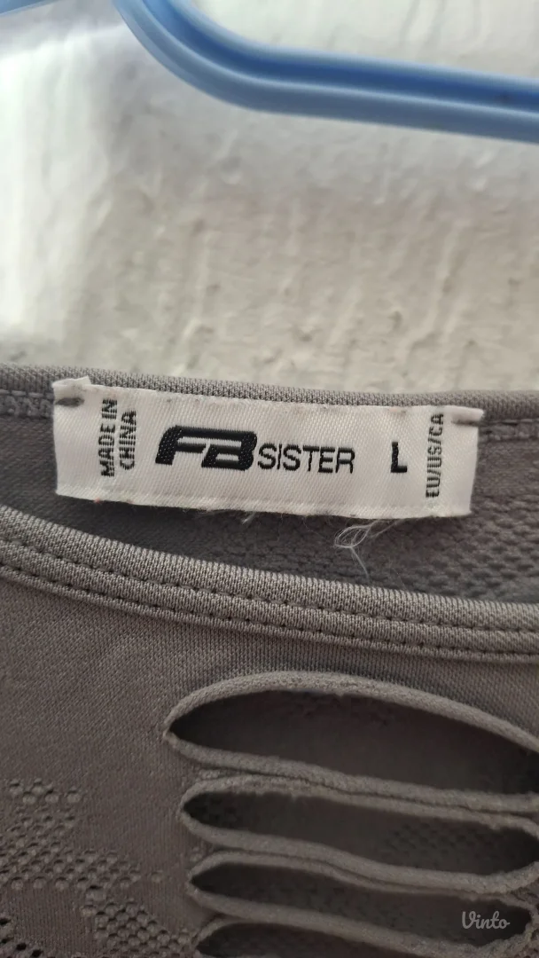 Siva Sportska GRUNDGE majica dugih rukava