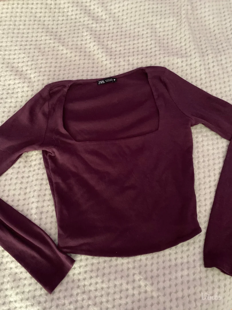 Zara bordo bluza