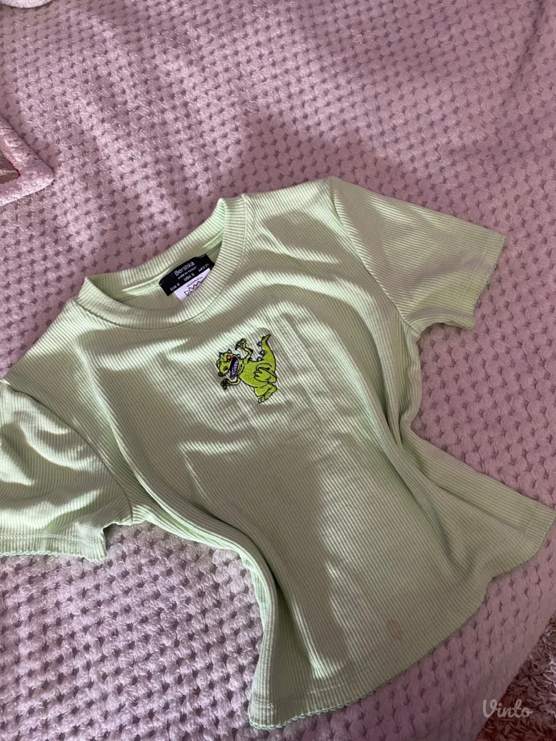 Bershka zelena majica