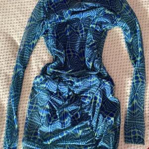 Pull&bear plavo zelena haljinica