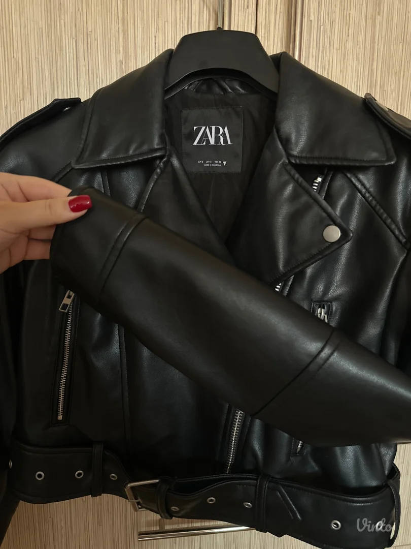 Zara jakna- FAUX LEATHER JACKET