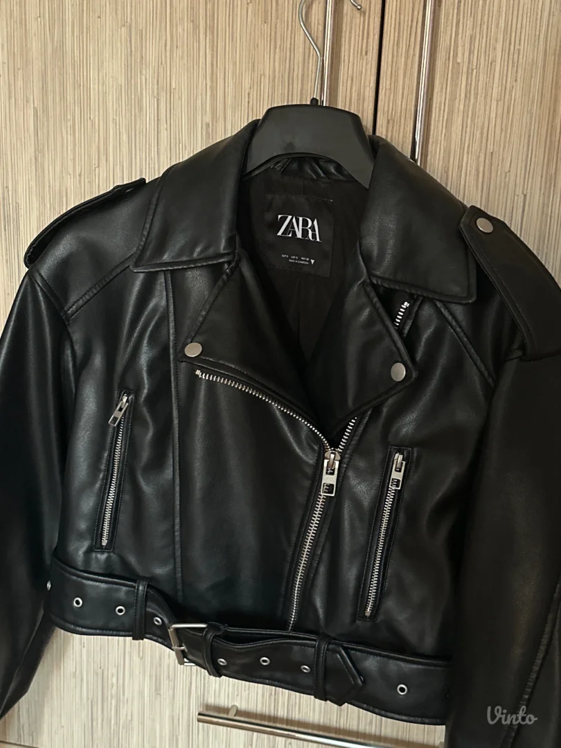 Zara jakna- FAUX LEATHER JACKET