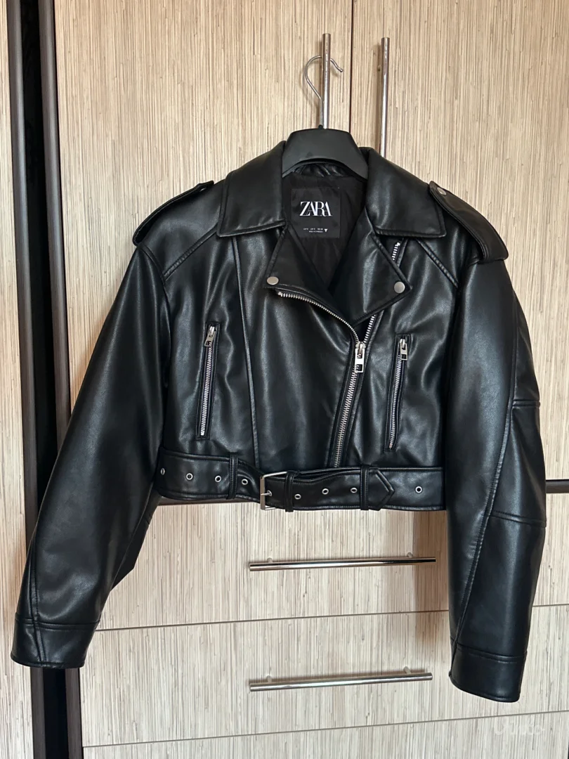 Zara jakna- FAUX LEATHER JACKET