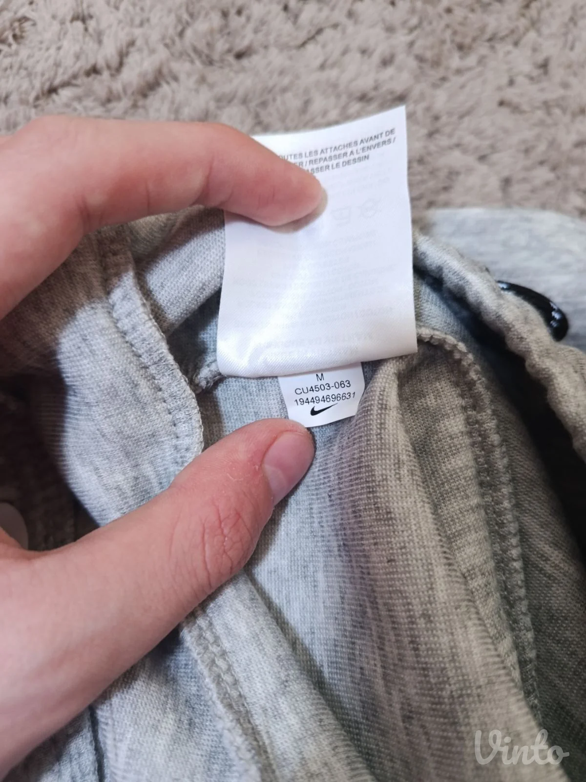 Nike Tech Fleece šorc original sivi M nov