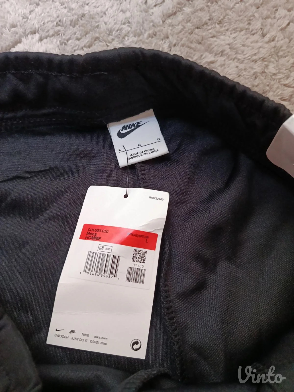 Nike Tech Fleece šorc crni original L novo