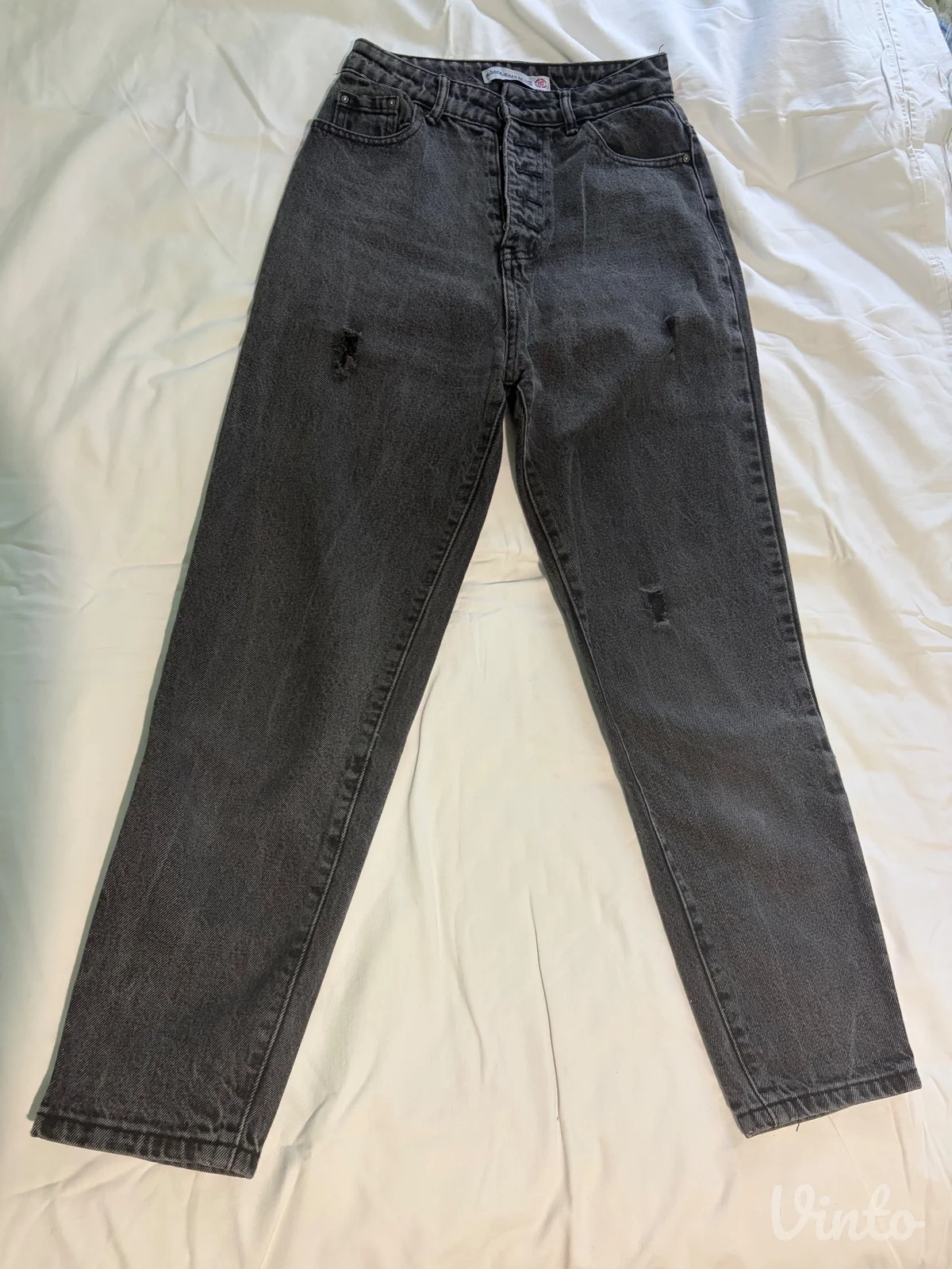 Crne MOM JEANS