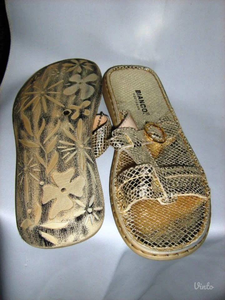 papuce 40 koza nove sandale