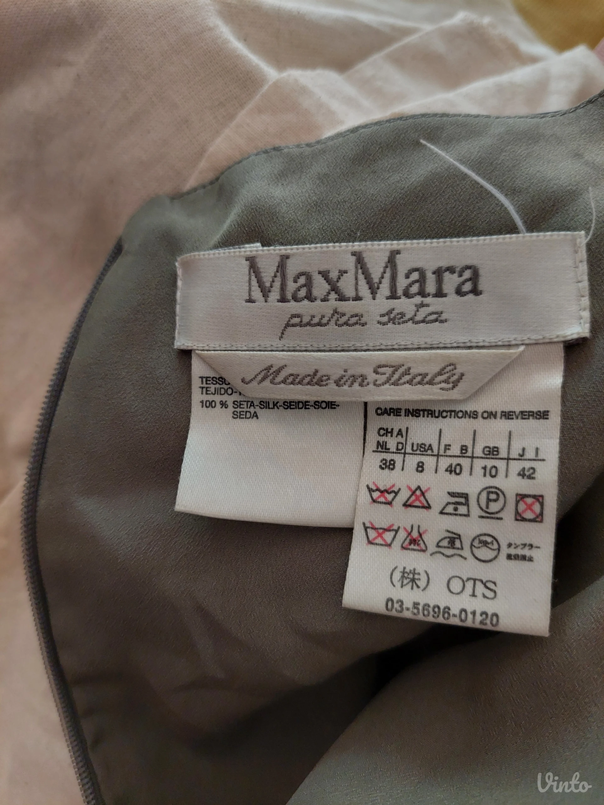 MAX MARA haljina 42 svila 100%