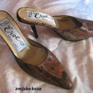 papuce 37 zmijska koza