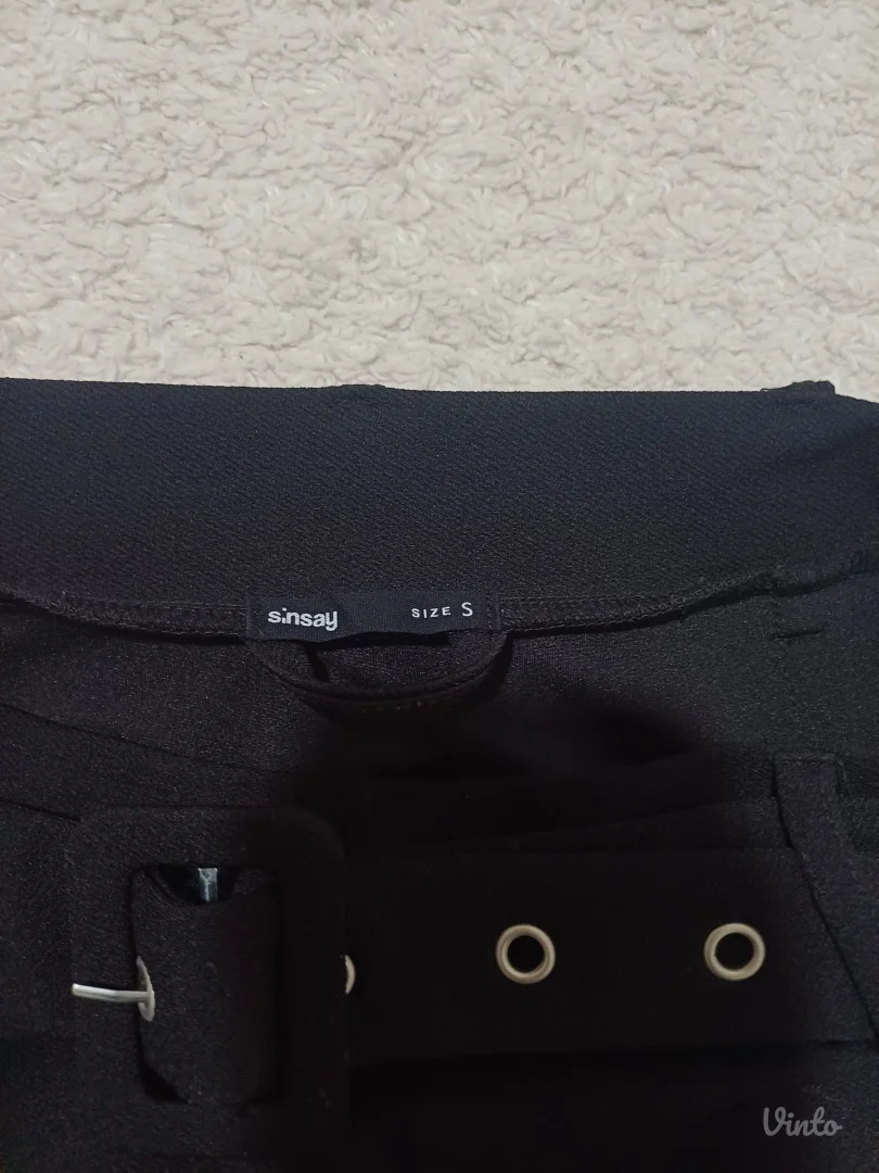 crna sinsay suknja sa kaisem S