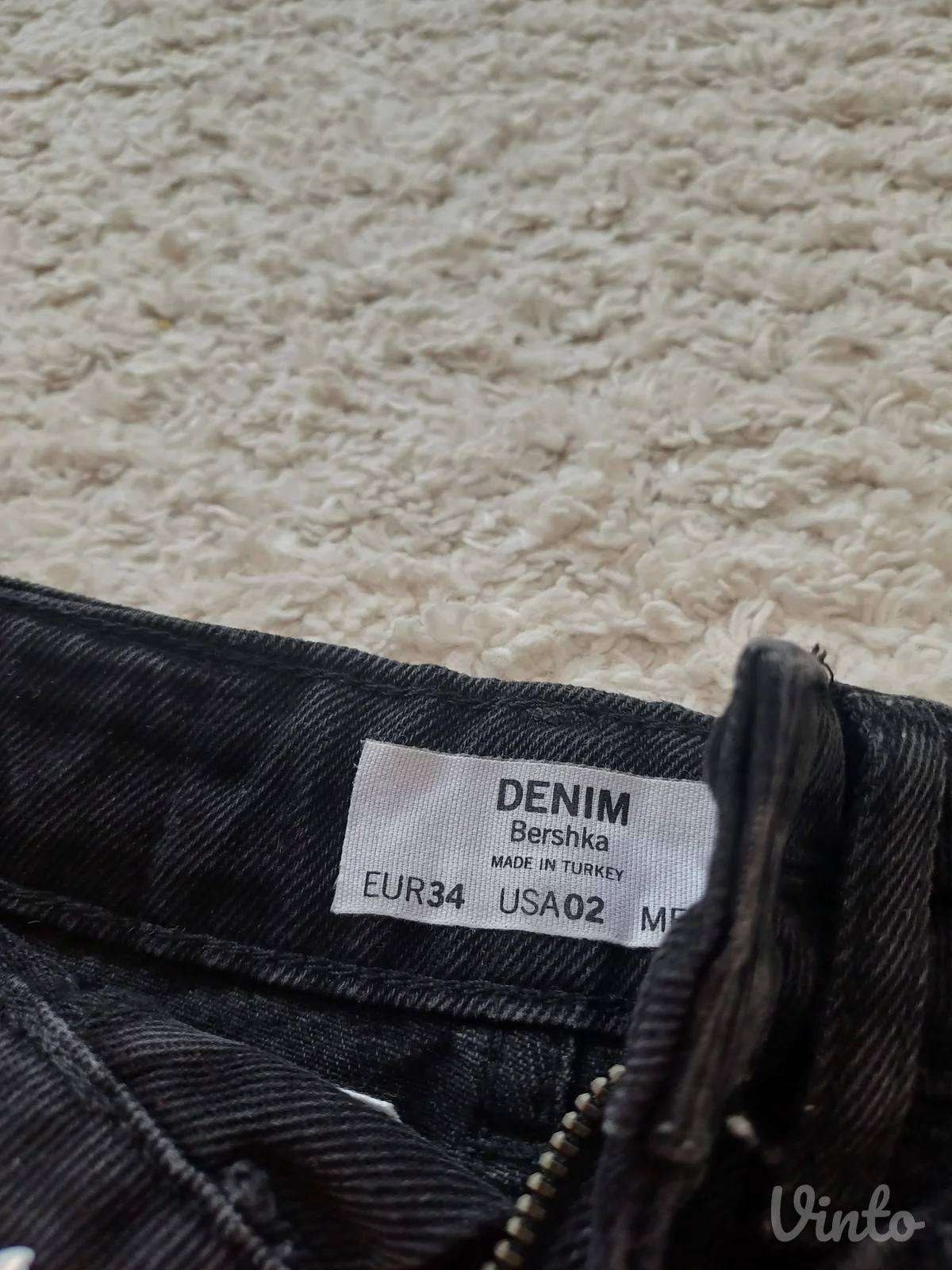 bershka teksas suknja