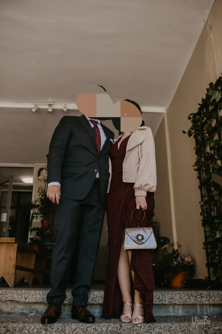 Elegantna bordo svečana haljina – idealna za svadbe i mature | 38