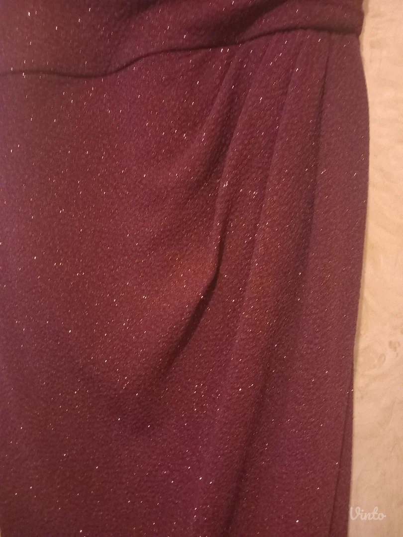 Elegantna bordo svečana haljina – idealna za svadbe i mature | 38
