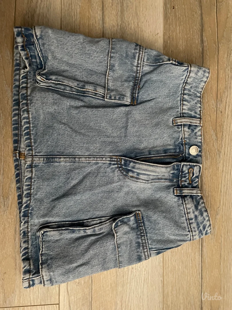 Stradivarius teksas suknja