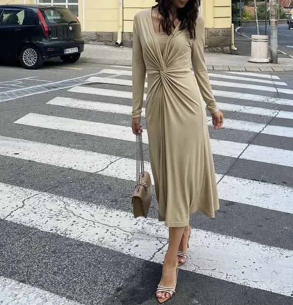 PS fashion zlatna haljina