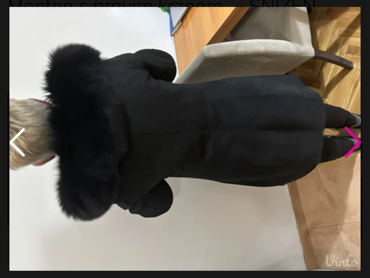 Monton od pravog krzna