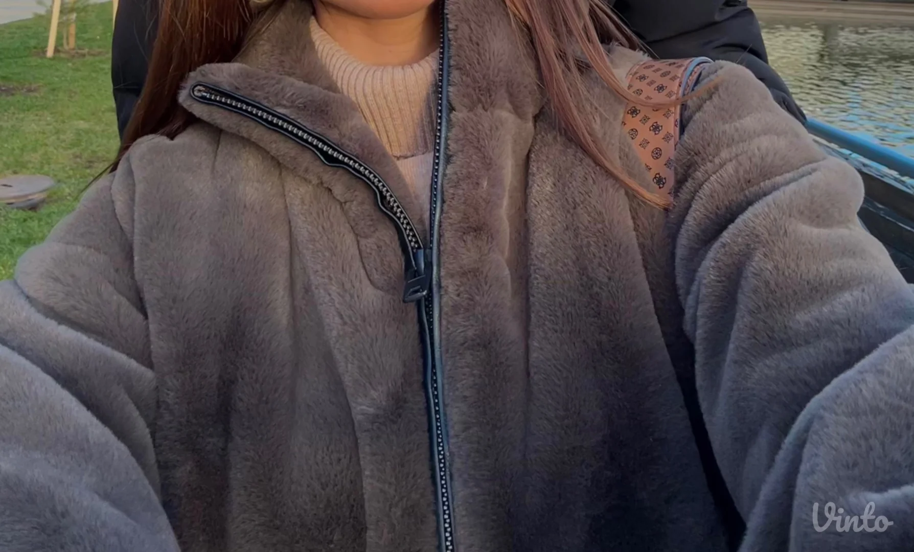 Zara strukirana bunda bundica