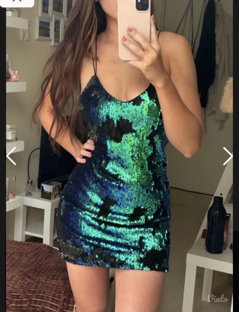 Guess sequin mini haljina