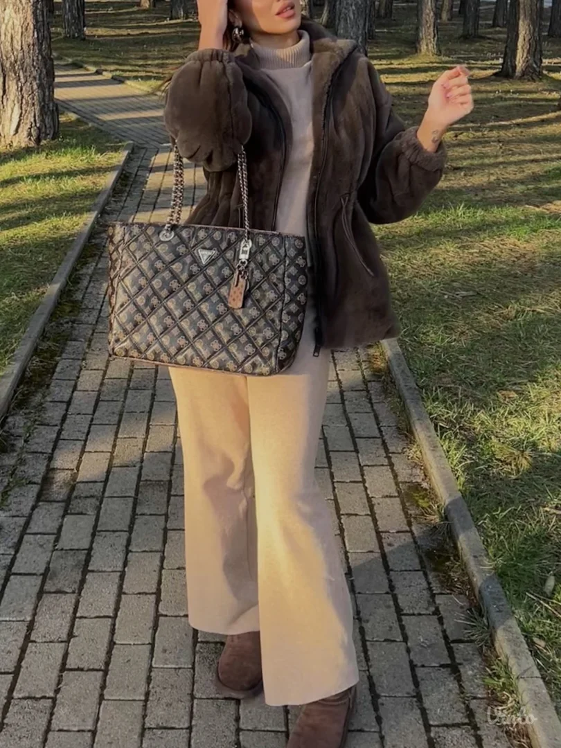 Zara strukirana bunda bundica