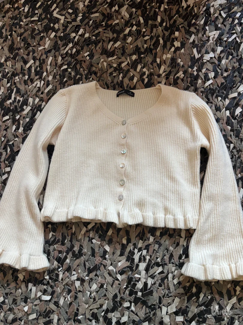 kardigan pastelno zute boje