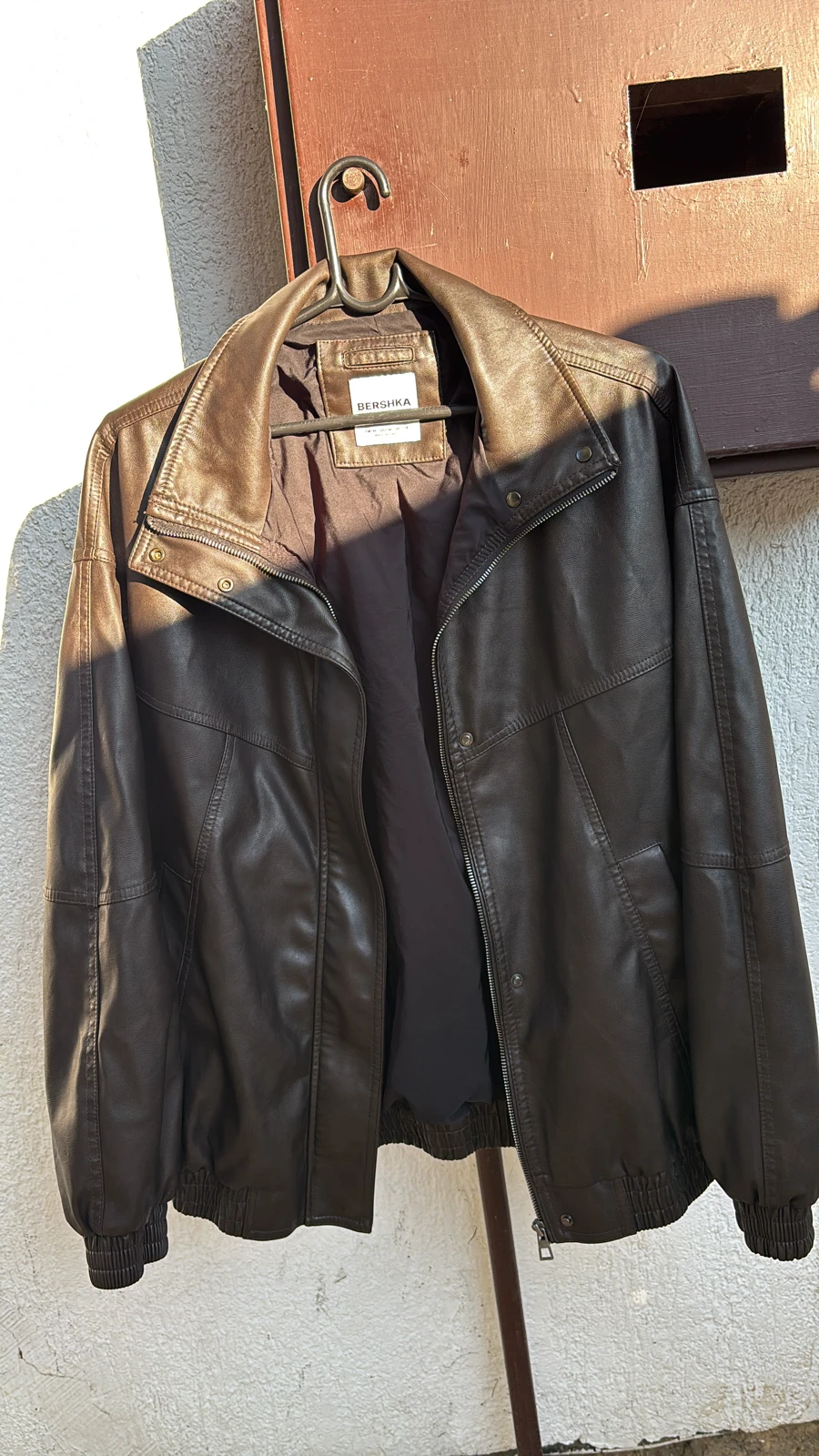 Vintage Bershka kožna jakna