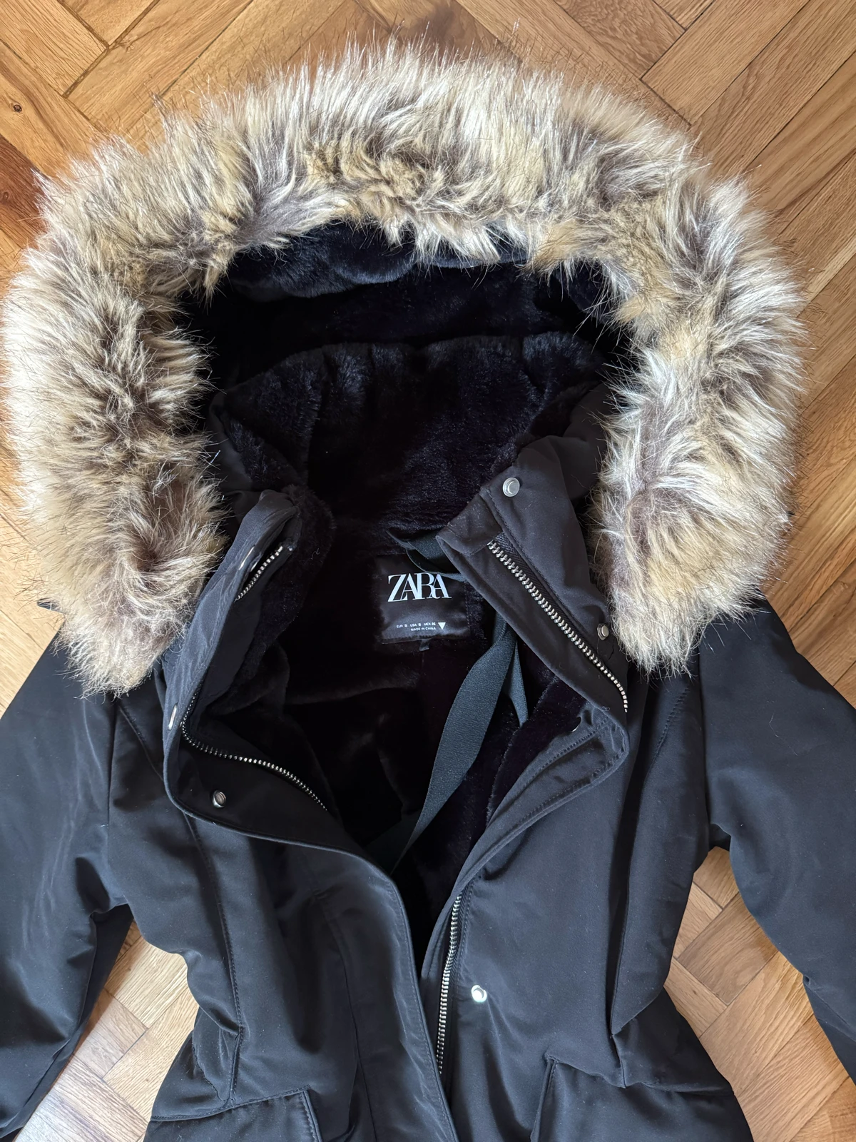 Zara jakna parka, S velicina