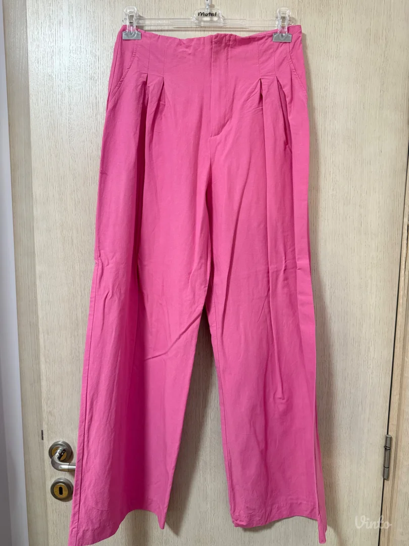 Zara pink pantalone M