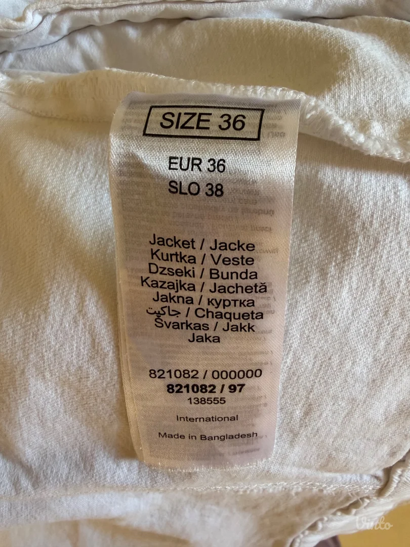 Orsay bela Teksas jakna