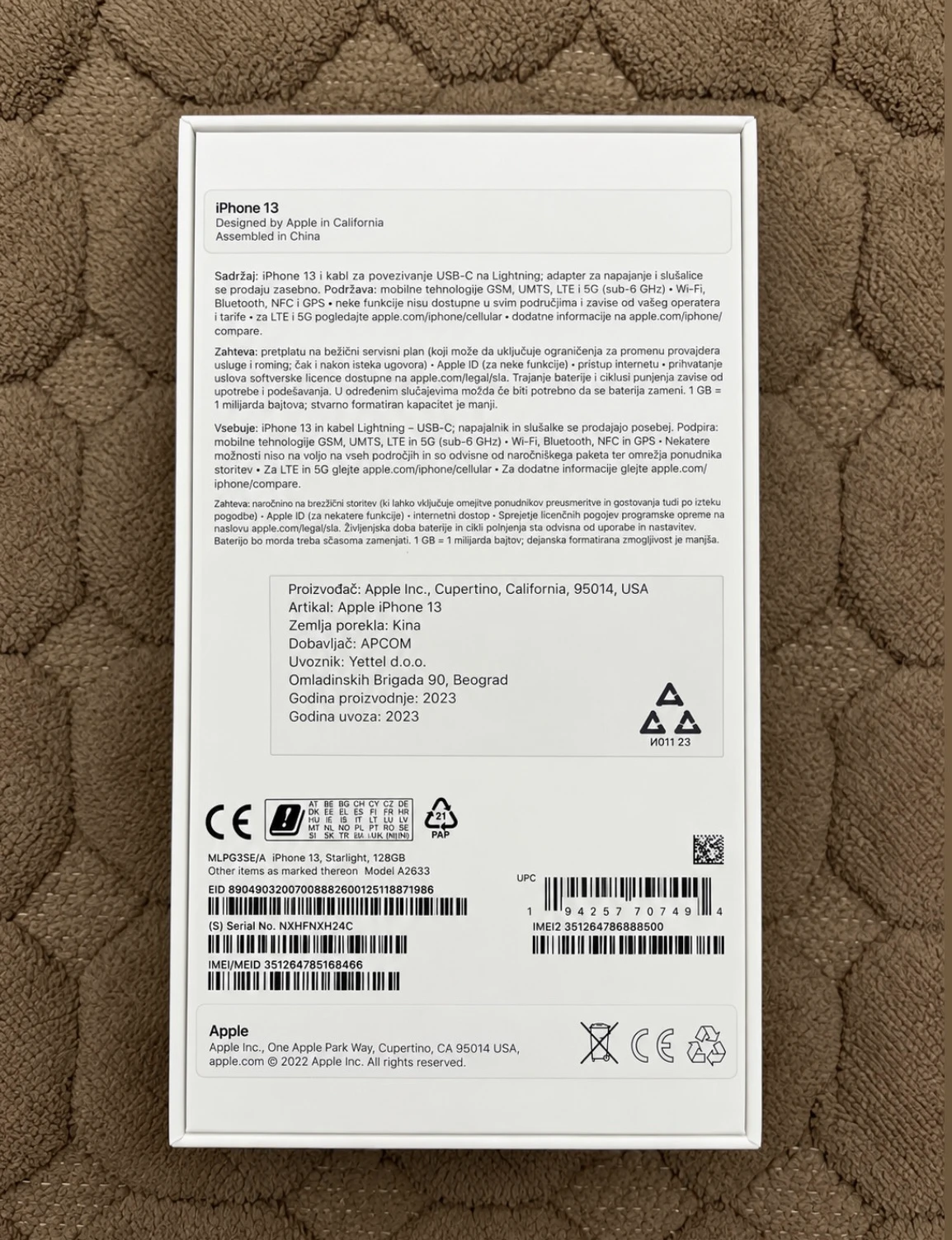 iPhone 13 128GB Starlight
