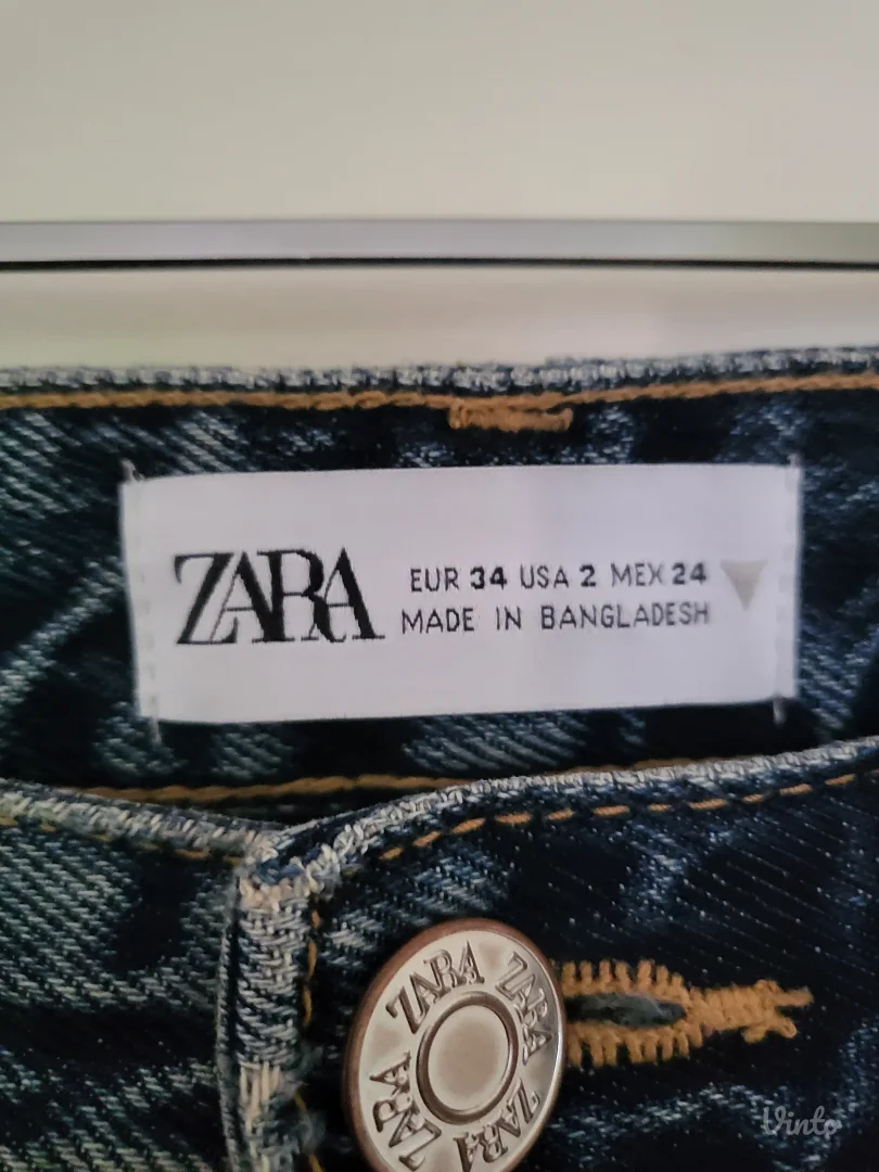 Zara farmerke, broj 34