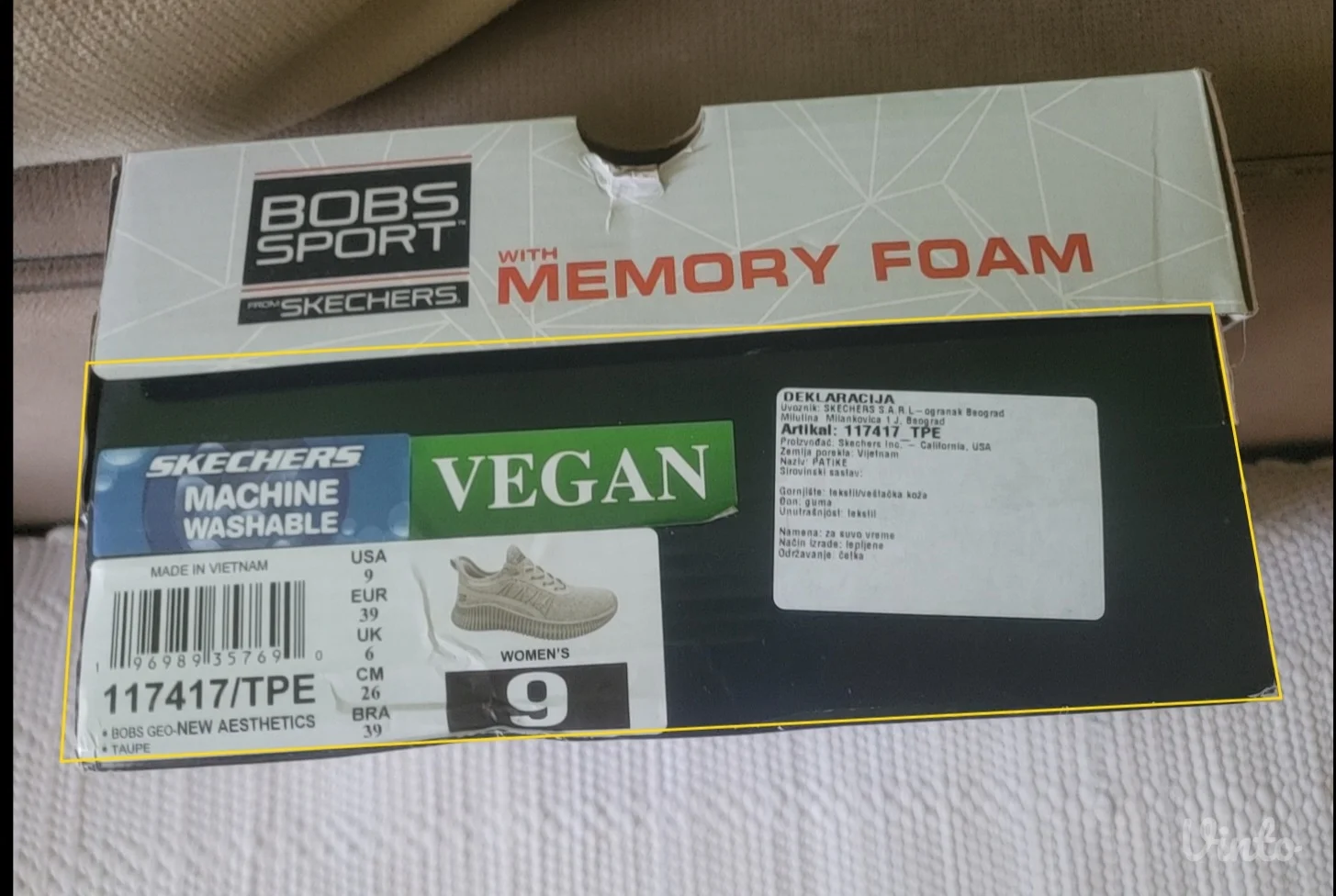 Skechers patike- Bobs Geo- novo