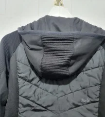 H&M jakna, sportska,crna,sa kapuljačom