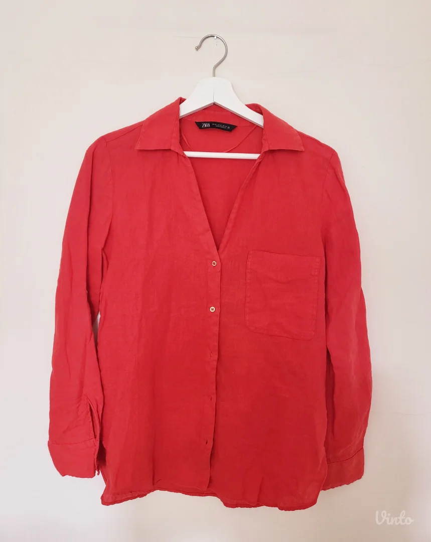 Zara lanena košulja