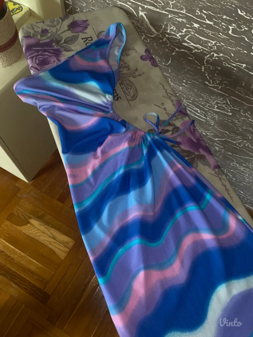 Uska šarena XXS haljina