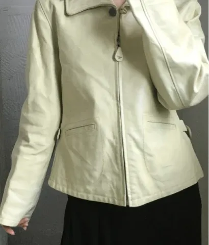 Vintage Armani Jeans kožna jakna