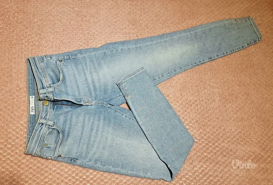 Zara farke – Savršen casual fit, svetlo plave! 👑!