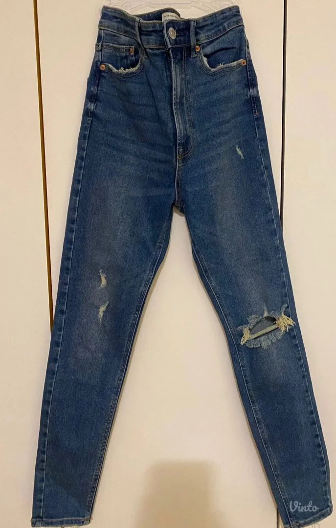 🎼tradivaruis farmerice - slim fit, srednje visok struk!!