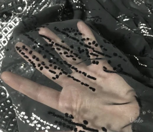 GIVENCHY vintage transparentna haljina